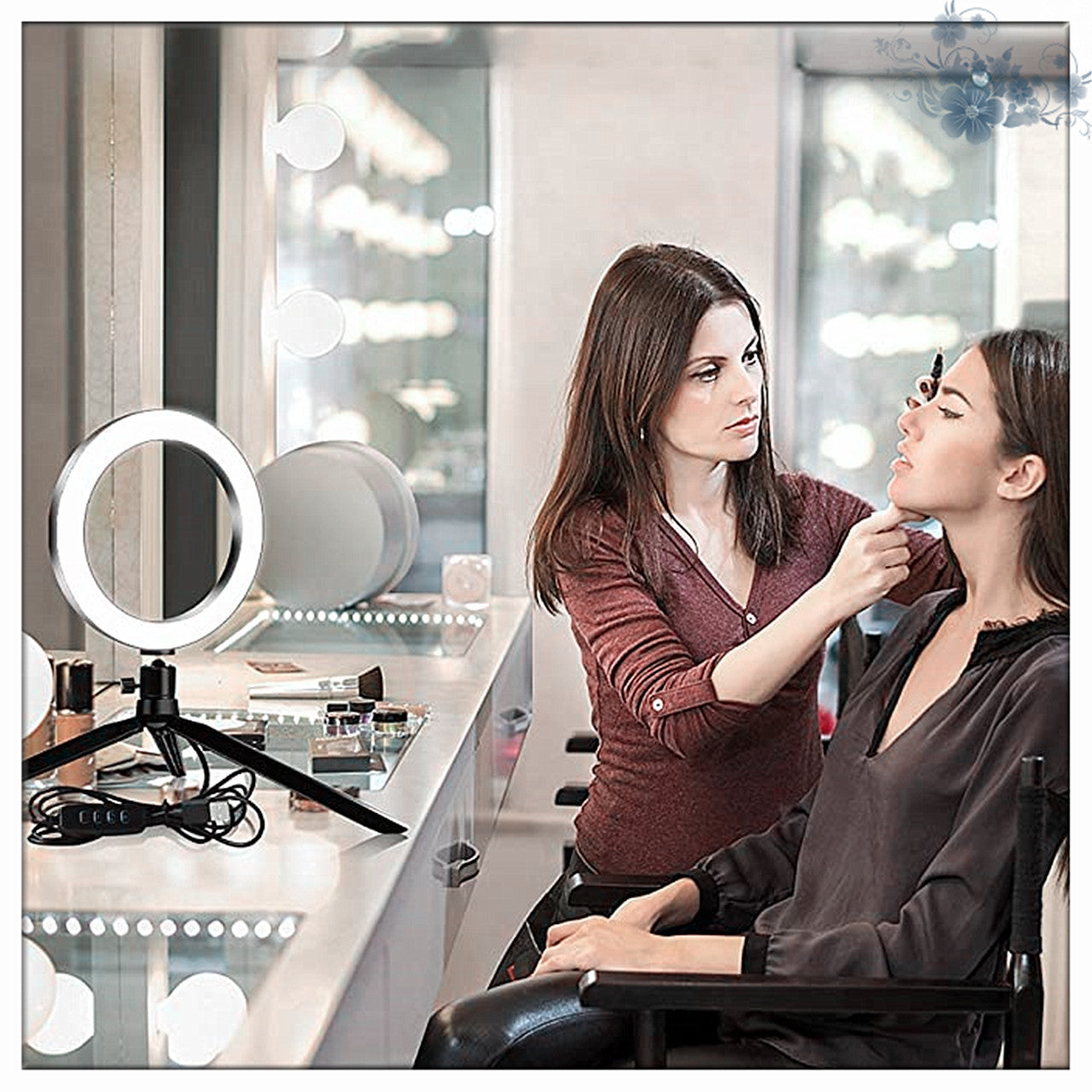 Illuminate Your Content with Our 360° Rotatable Ring Light Tripod